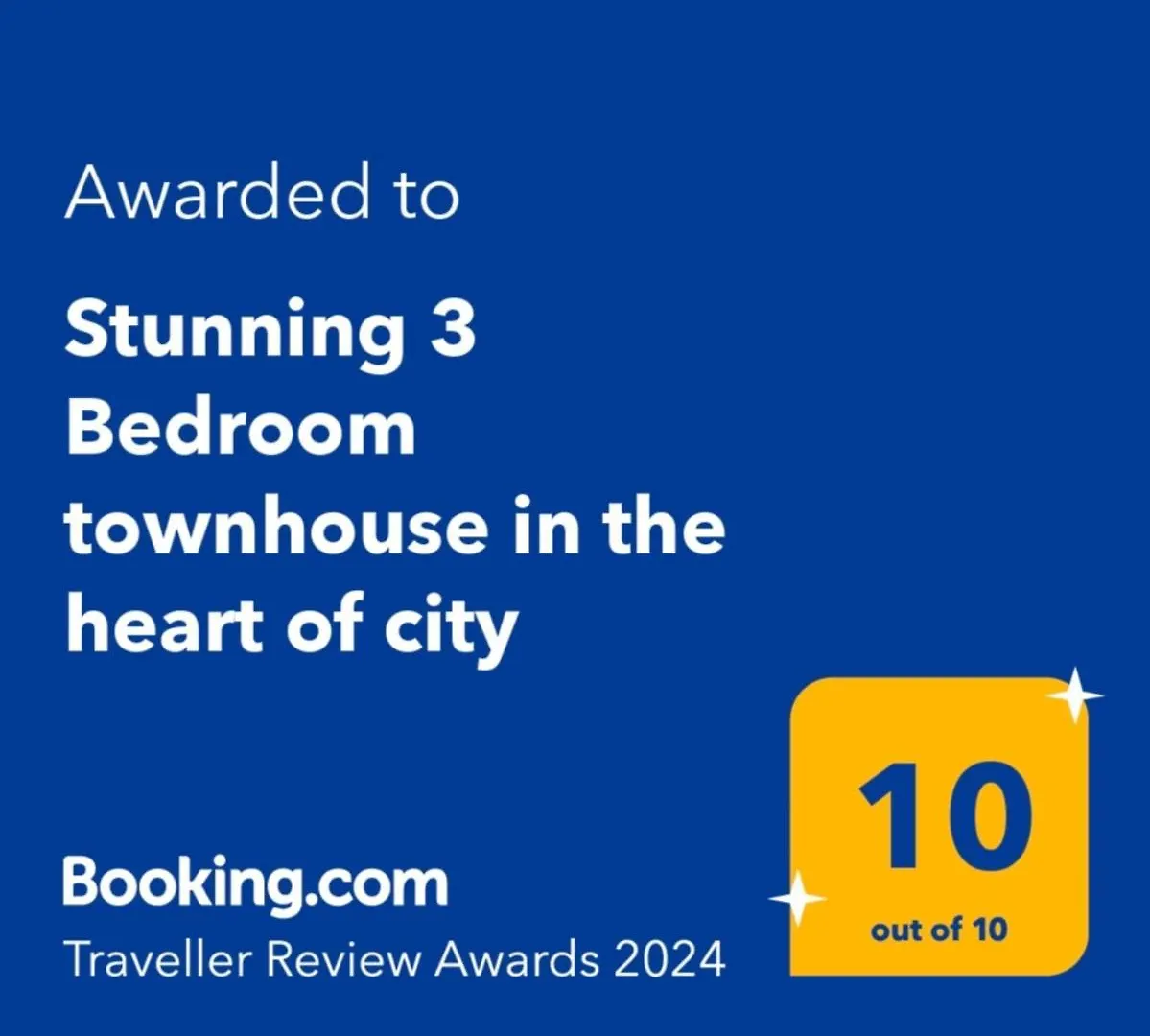 Stunning 3 Bedroom Townhouse In The Heart Of City Belfast Holiday home